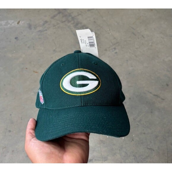 New with Tags Green Bay Packers Reebok On FieldNFL Hat Green Strapback Football - Picture 1 of 10